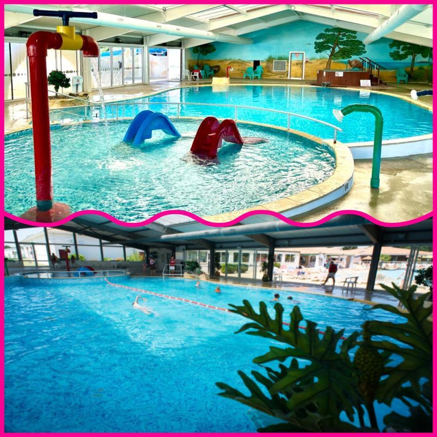 Mobilhome 2Ch Climatise-Terrasse Fermee-4 Velos-Camping 4 Etoiles Les Charmettes レ・マトゥ エクステリア 写真