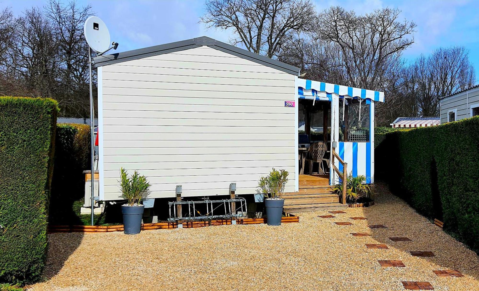 Mobilhome 2Ch Climatise-Terrasse Fermee-4 Velos-Camping 4 Etoiles Les Charmettes レ・マトゥ エクステリア 写真
