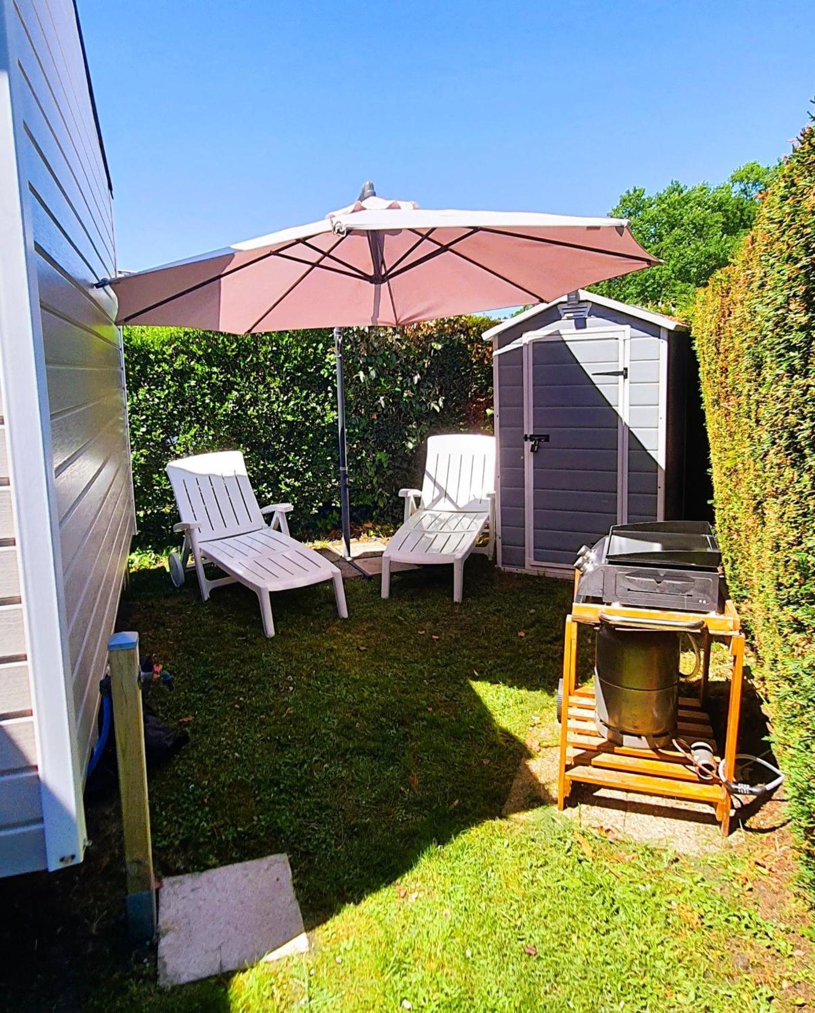 Mobilhome 2Ch Climatise-Terrasse Fermee-4 Velos-Camping 4 Etoiles Les Charmettes レ・マトゥ エクステリア 写真