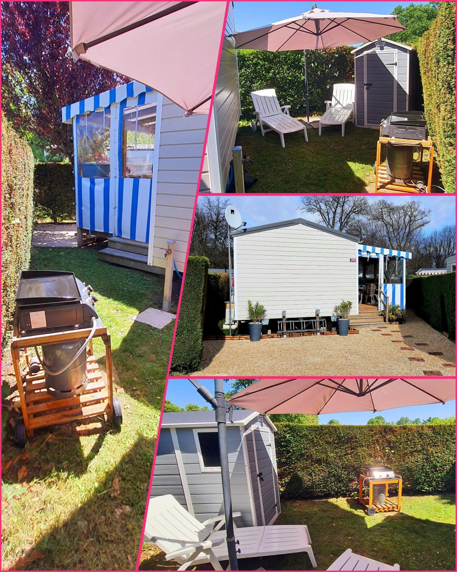 Mobilhome 2Ch Climatise-Terrasse Fermee-4 Velos-Camping 4 Etoiles Les Charmettes レ・マトゥ エクステリア 写真